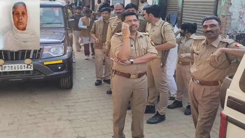 संभल: बेटे ने बेरहमी से गला काटकर ले ली मां की जान, गिरफ्तार