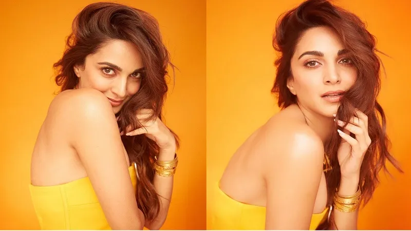 Kiara Advani Photos : यलो ड्रेस में खूबसूरत दिखीं कियारा आडवाणी, फ्लॉन्ट किया वेडिंग ग्लो