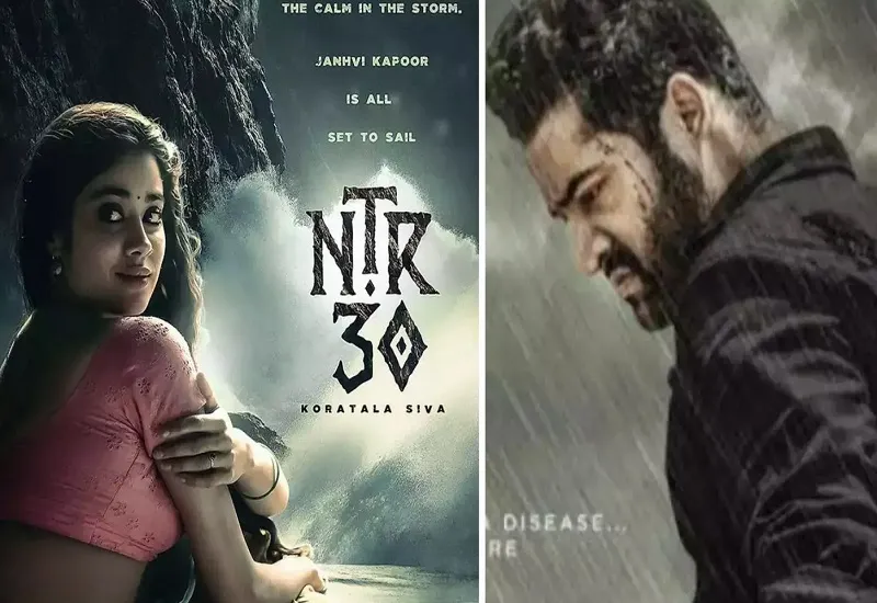 'एनटीआर 30' में मुख्य भूमिका में नजर आएंगी Janhvi Kapoor, रिलीज हुआ फर्स्ट लुक पोस्टर  