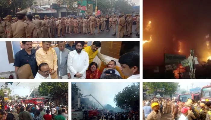 Kanpur Fire: आग की देखें 15 भयावह तस्वीरें, 15 घंटे बाद भी निकल रहा धुंआ, व्यापारी बोले- पूरी तरह हो गए बर्बाद