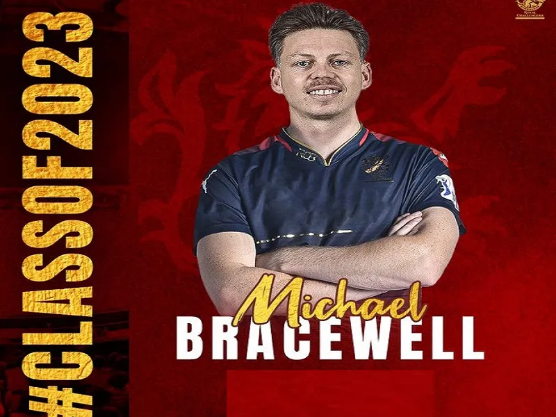 IPL 2023 : RCB में शामिल हुए माइकल ब्रेसवेल, चोटिल Will Jacks की जगह एक करोड़ रुपए के बेस प्राइस में टीम से जुड़े 