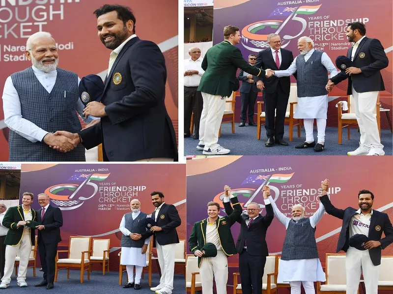 क्रिकेट की कूटनीति और खिलाड़ियों से खास मुलाकात...भारत-ऑस्ट्रेलिया की 75 सालों की दोस्ती, देखें जश्न की तस्वीरें