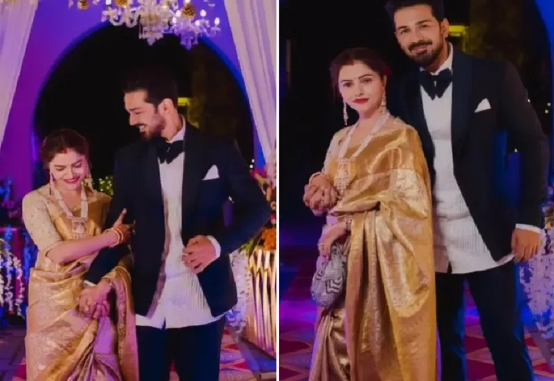 Rubina Dilaik Photos : बालों में गुलाब, मांग में सिंदूर...इंडियन लुक में दिखीं रुबीना दिलैक, मुस्कान पर फिदा हुए फैंस