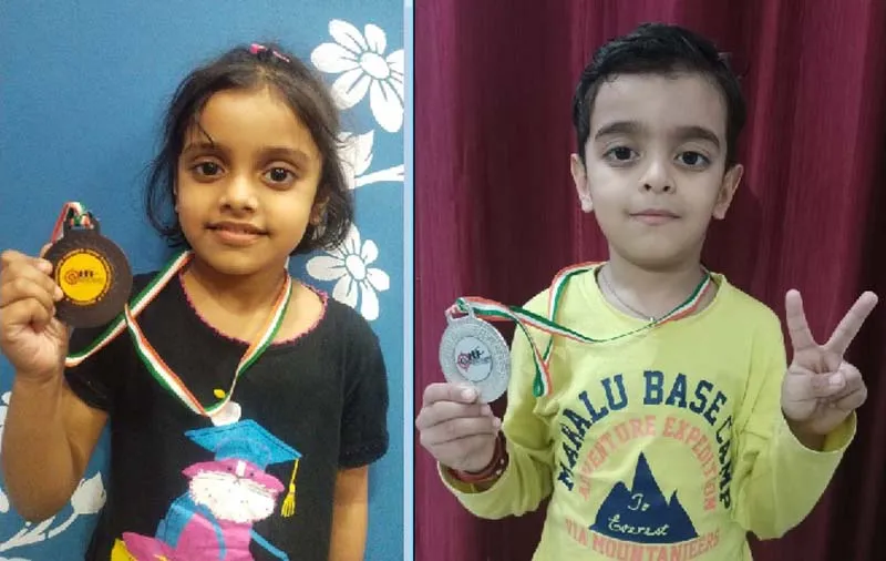 शिवांगी और अयांश बने राजधानी के नन्हे निशानेबाज, अपने पिता की तरह फोर्स में जाकर देश सेवा करने चाहतें हैं ये बच्चे