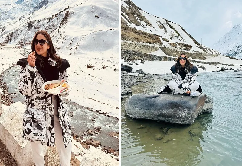 Sara Ali Khan Photos : बर्फीली वादियों में एन्जॉय करती दिखीं सारा अली खान, क्या आपने तस्वीरें देखीं?