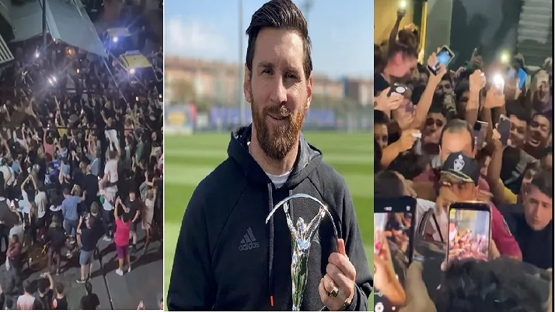 Video: अर्जेंटीना में डिनर के लिए रेस्तरां पहुंचे Lionel Messi, प्रशंसकों ने घेरा