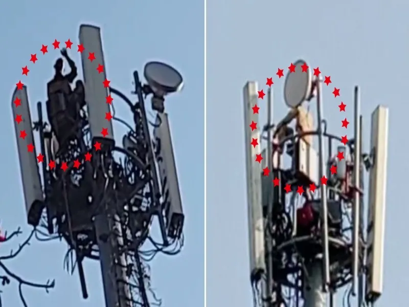 लखनऊ: मोबाइल टॉवर पर चढ़ा यूपी रोडवेज बस का ड्राइवर, किया घंटों हाईवोल्टेज ड्रामा, देखें Video 