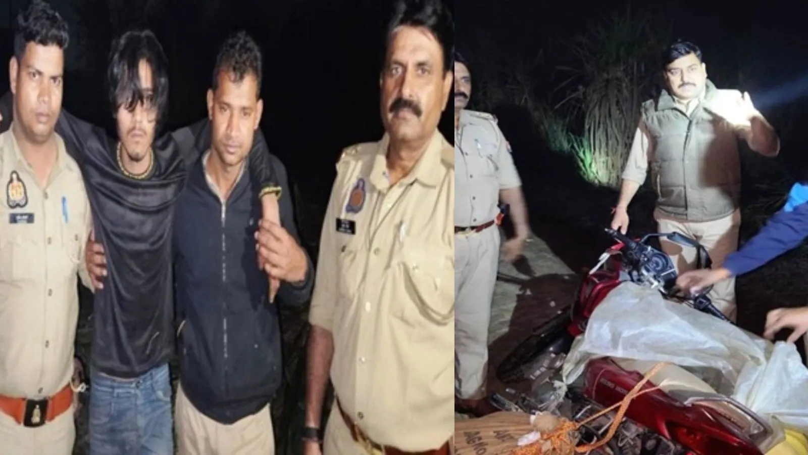 मेरठ : पुलिस मुठभेड़ में गौकशी करने का आरोपी गोली लगने से घायल, दो बदमाश फरार