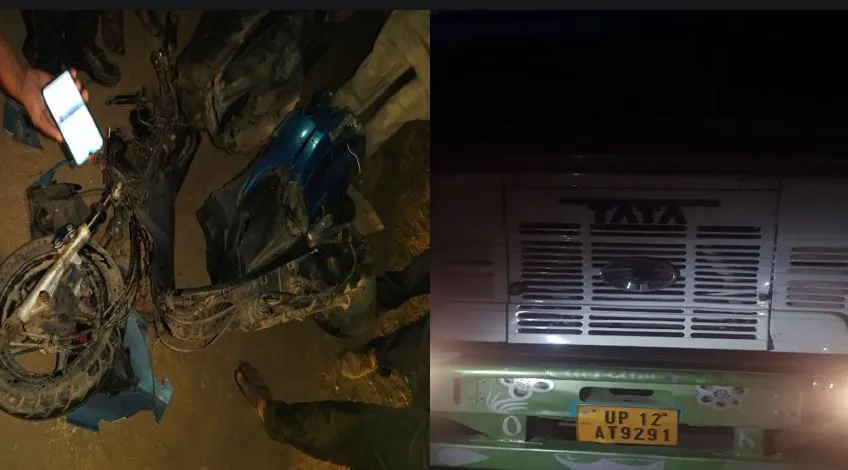 शाहजहांपुर: ट्रक ने स्कूटी को मारी पीछे से टक्कर, दुधमुंहे बच्चे समेत तीन की मौत