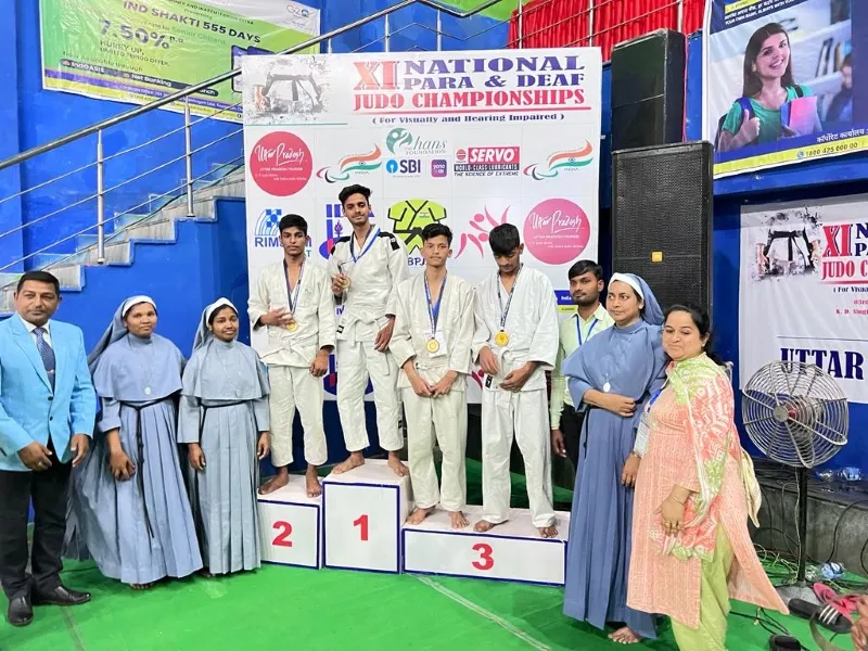 अयोध्या : दिव्यांग बच्चों ने जीते तीन गोल्ड मेडल 