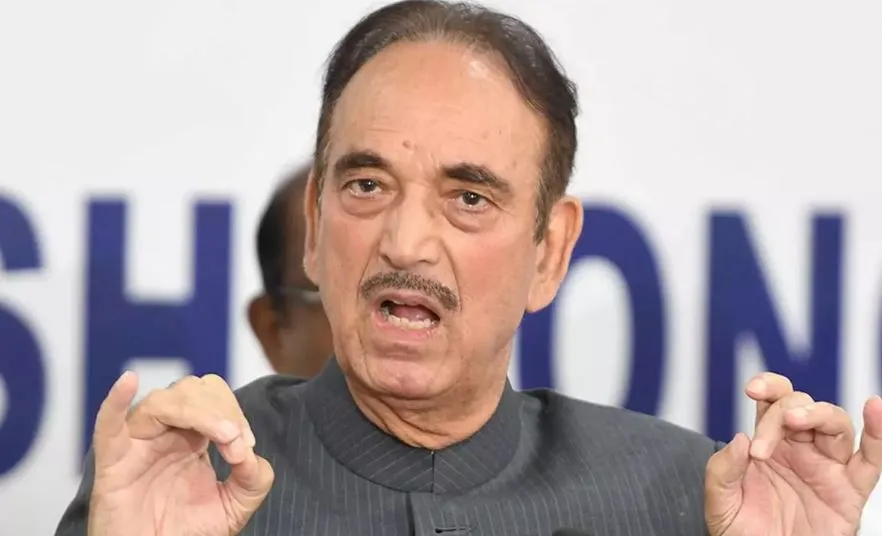 सत्ता में आने पर जम्मू-कश्मीर के लोगों के भूमि अधिकारों की रक्षा के लिए कानून लाएंगे: गुलाम नबी आजाद 