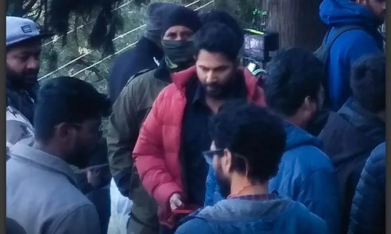 नैनीताल: रैमजे में अभिनेता वरुण धवन ने की शूटिंग