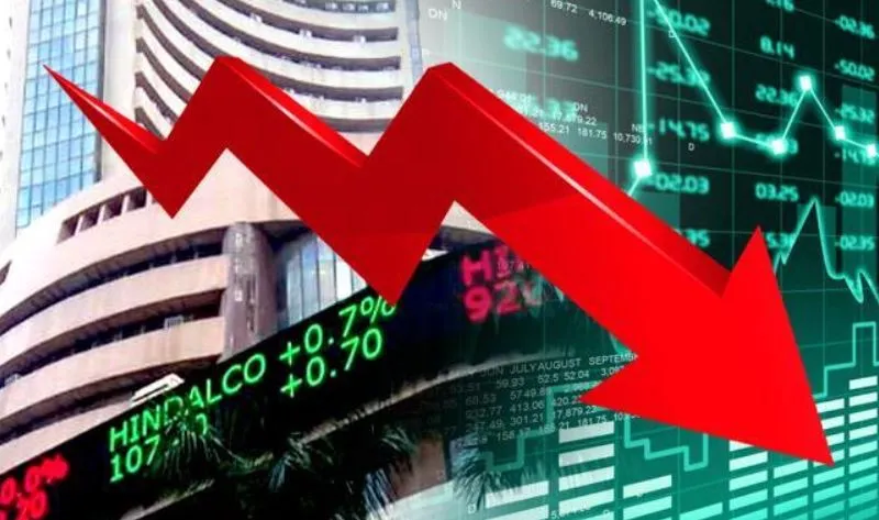 एक दिन की तेजी के बाद शेयर बाजार में फिर गिरावट, सेंसेक्स 502 अंक टूटा