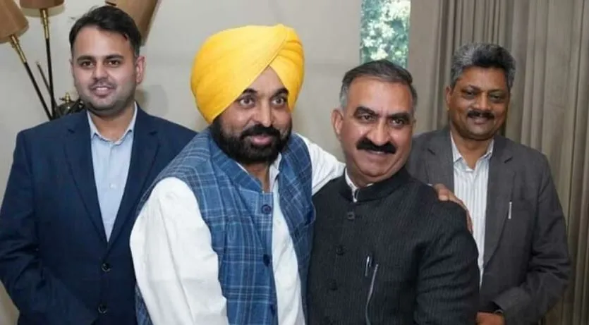 CM मान से मिले हिमाचल के मुख्यमंत्री सुक्खू, जल उपकर के मुद्दे पर दी सफाई 