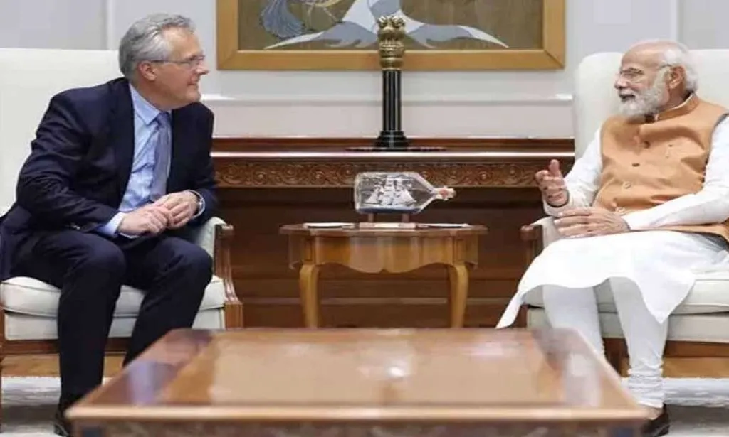 पीएम मोदी ने सेमीकंडक्टर कंपनी एनएक्सपी के सीईओ से की मुलाकात, बदलते परिदृश्य पर हुई चर्चा 