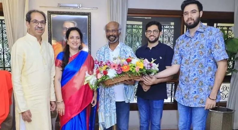 मुंबईः सुपरस्टार रजनीकांत ने की उद्धव ठाकरे से मुलाकात