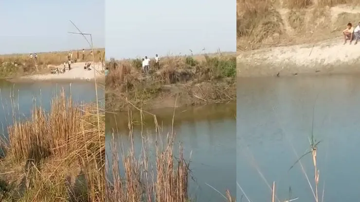 कासगंज: गंगा किनारे गया ग्रामीण लापता, मगरमच्छ के निगलने की आशंका 