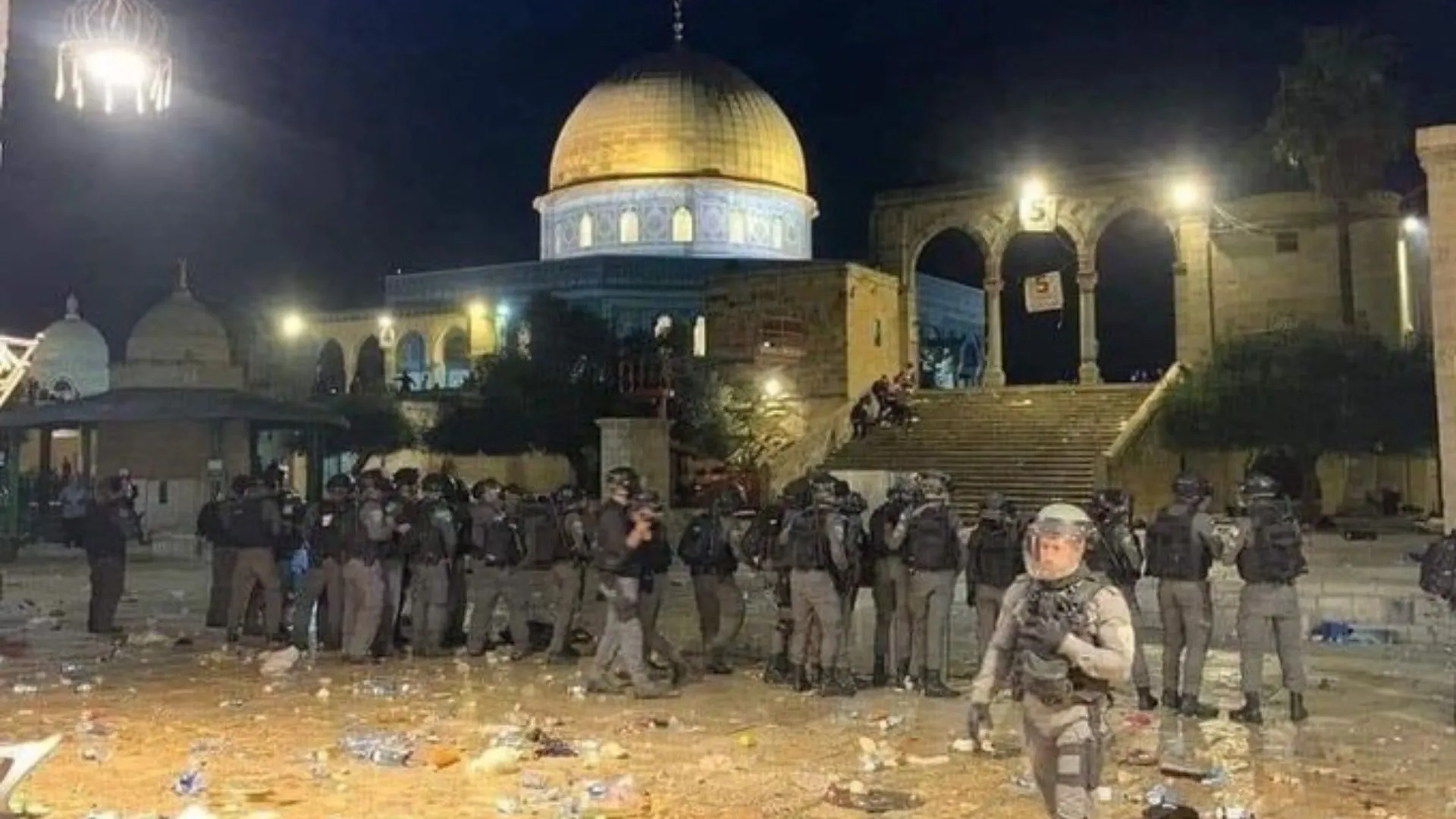 Video : गाजा के उग्रवादियों ने अल-अक्सा मस्जिद में तनाव के बाद इजराइल की ओर दागे गोले 