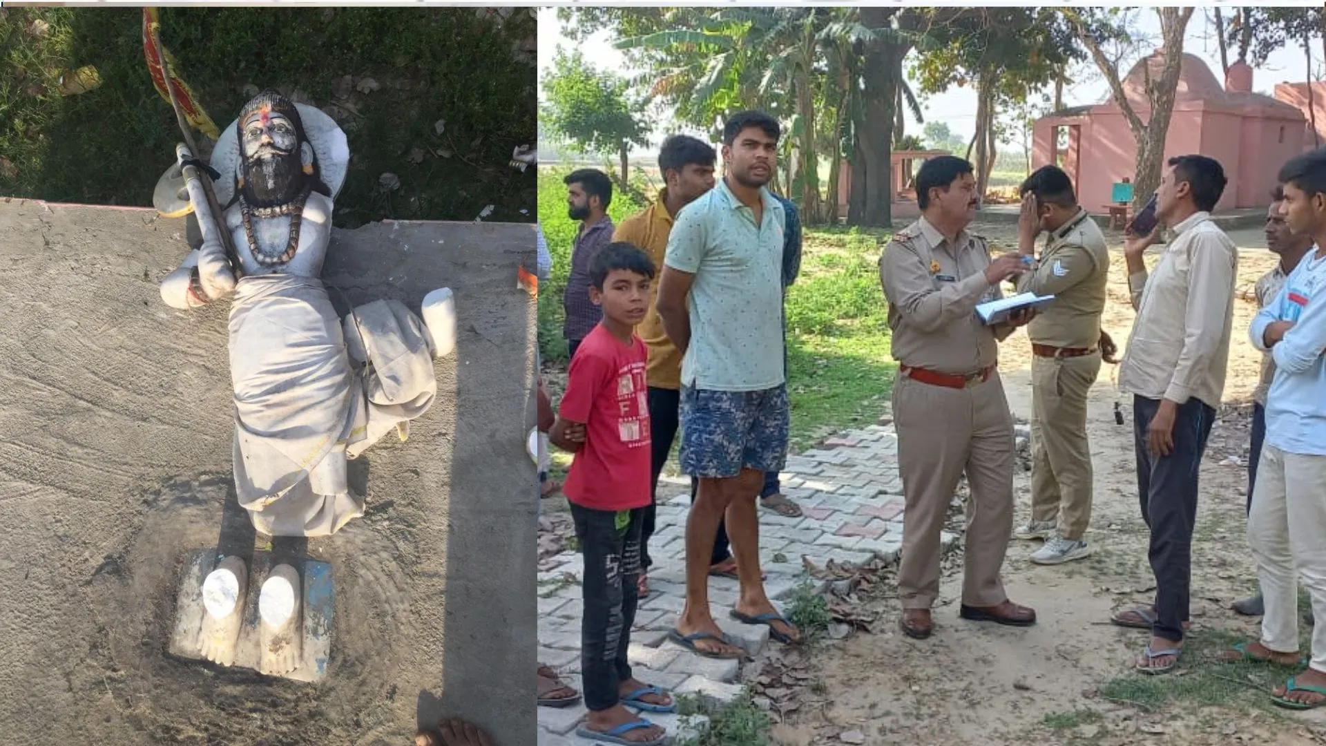मेरठ: भगवान परशुराम की मूर्ति तोड़ी, ग्रामीणों में रोष