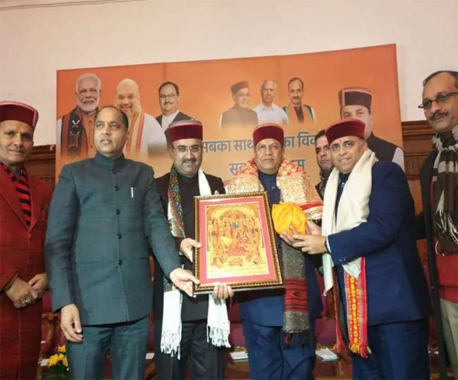 राजीव बिन्दल फिर बने हिमाचल प्रदेश भाजपा अध्यक्ष 