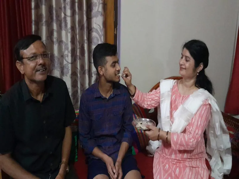 बहराइच: आदित्य को एनडीए में मिली आल इंडिया 334वीं रैंक