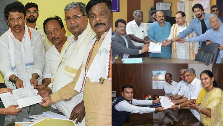 कर्नाटक चुनाव: 3,600 उम्मीदवारों ने किया 5,102 नामांकन पत्र दाखिल 