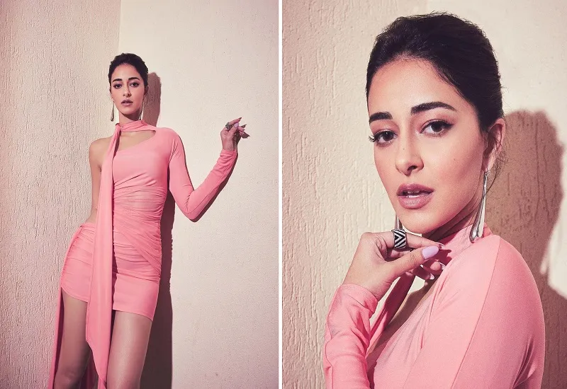 Ananya Pandey Photos : पिंक ड्रेस में अनन्या पांडे ने फ्लॉन्ट किया सेक्सी फिगर, तस्वीरों ने इंटरनेट पर मचाया धमाल