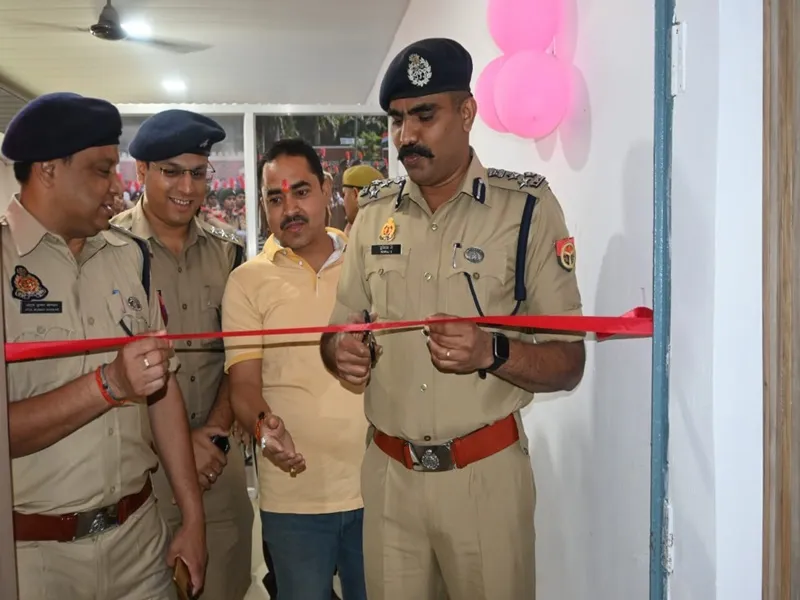 अयोध्या: पुलिस लाइन में एसपी देहात कार्यालय का एसएसपी ने किया उद्घाटन