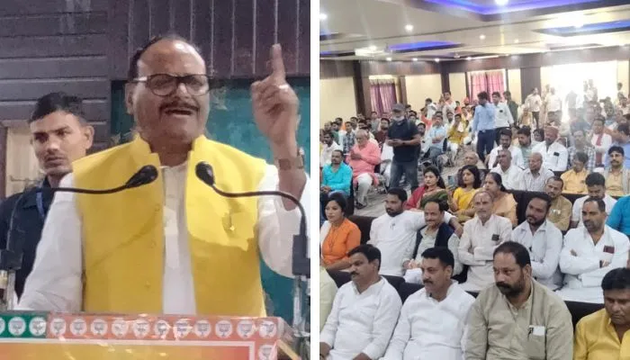 Jalaun में Brajesh Pathak ने सपा पर कसा तंज, बोले- यूपी में व्हीलचेयर पर गुंडा, माफिया, कानून का राज स्थापित