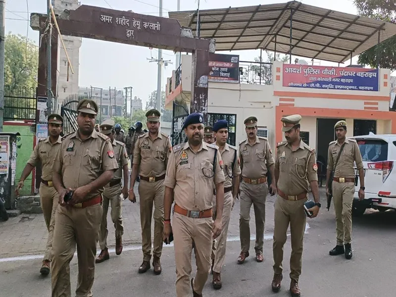 बहराइच: माफिया अतीक अहमद व अशरफ की हत्या के बाद हाई अलर्ट पर प्रशासन