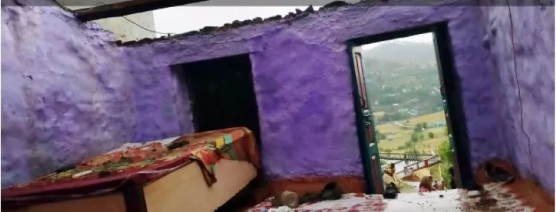 बागेश्वर: आंधी-तूफ़ान ने उड़ाई छतें, ओलावृष्टि ने की फसल बरबाद 