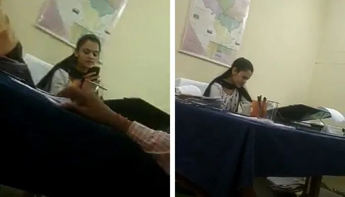 Etawah News : ये कैसा अधिकार, नायब तहसीलदार की सीट पर बैठी पत्नी, वायरल हो गया वीडियो, जानें- पूरा मामला