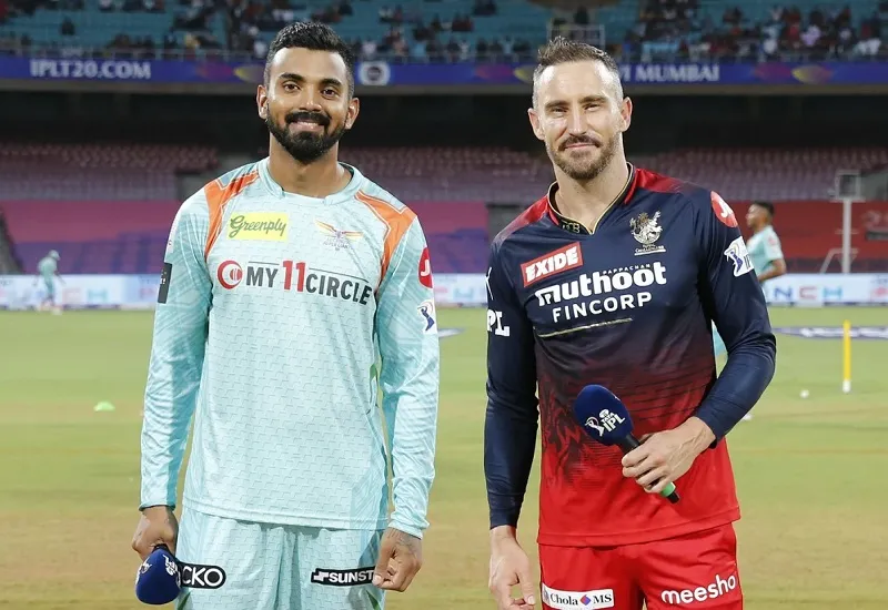 IPL 2023 : RCB के लिए Faf du Plessis झोंकेगे ताकत या KL Rahul लगाएंगे LSG का बेड़ा पार? दोनों टीमों के बीच मुकाबला कल