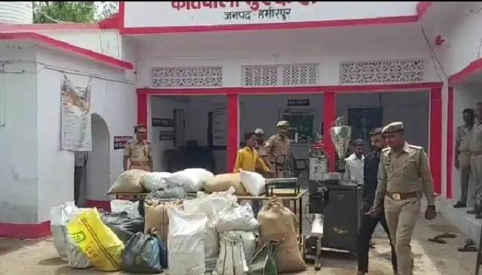 Hamirpur News : पुलिस ने अवैध गुटखा फैक्ट्री का किया खुलासा, मौके से तीन आरोपी गिरफ्तार, तीन ऐसे हो गए फरार