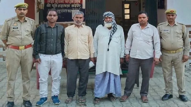 संभल : बिना अनुमति धर्मस्थल निर्माण पर तनातनी, प्रधान के देवर सहित चार गिरफ्तार