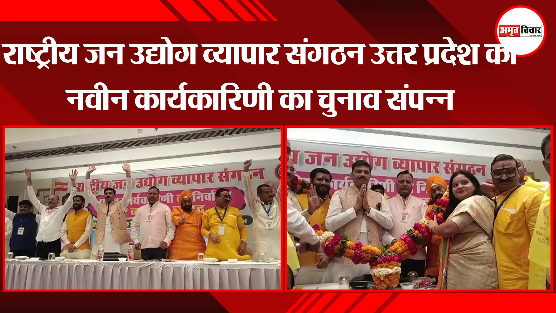 प्रयागराज: राष्ट्रीय जन उद्योग व्यापार संगठन उत्तर प्रदेश की नवीन कार्यकारिणी का चुनाव संपन्न