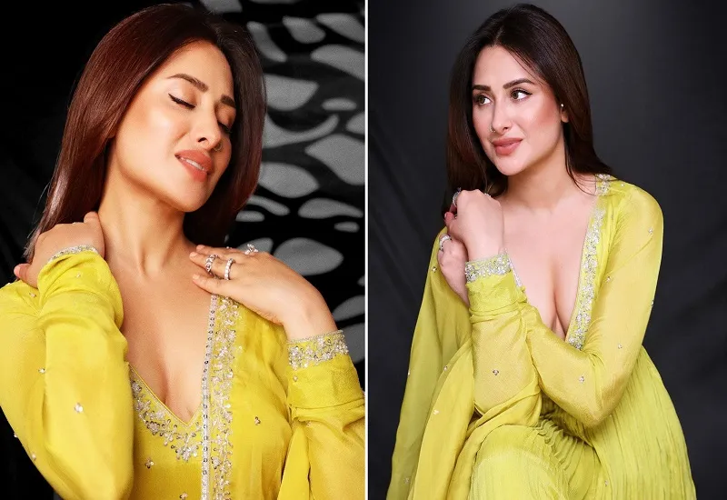 Mahira Sharma Photo : जुल्फें लहराते हुए कैमरे के सामने बेबाक हुईं माहिरा शर्मा, अदाओं से लूटी महफिल