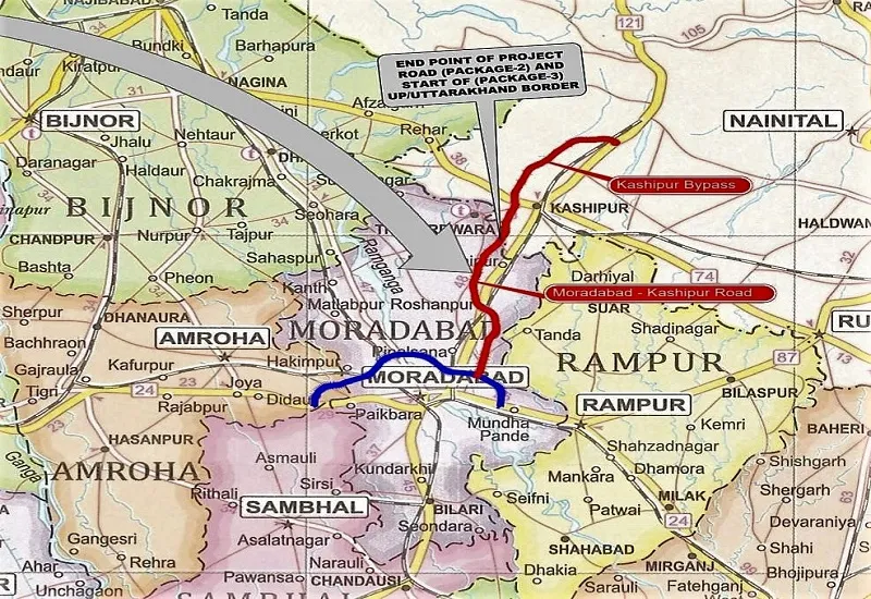 मुरादाबाद : धनुपुरा गांव से उत्तराखंड के बॉर्डर को जोड़ेगा रिंग रोड, जिलों के मुसाफिरों का सफर होगा आसान