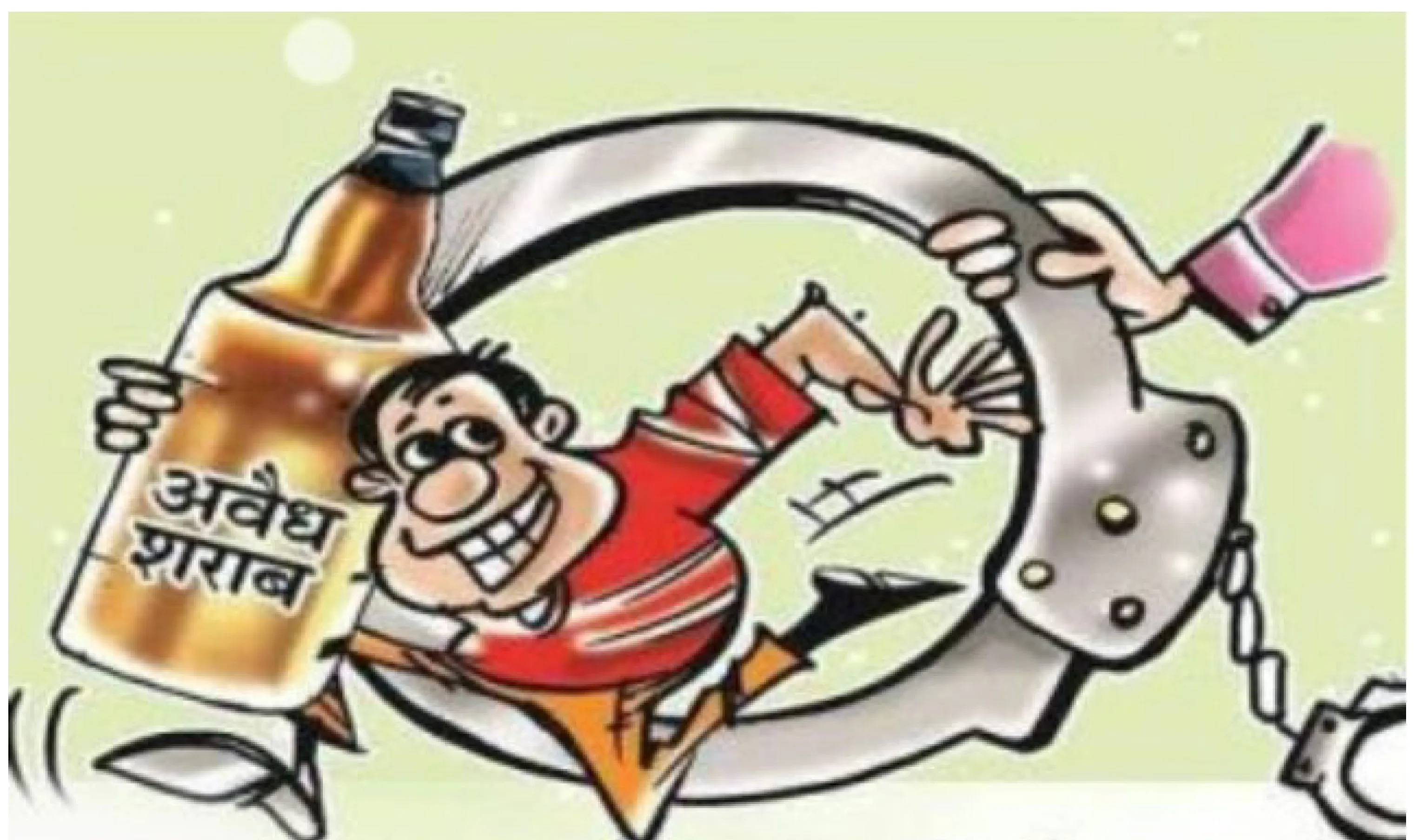हल्द्वानी: ढाबे के पास से पकड़ा गया शराब तस्कर