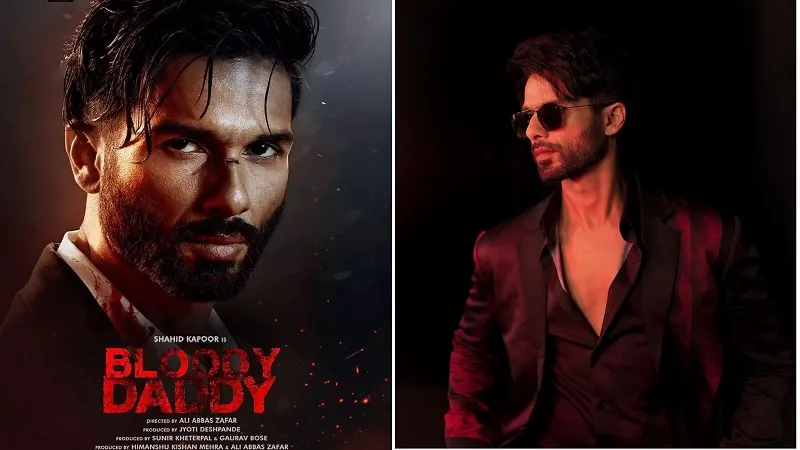 Bloody Daddy Photos: शाहिद कपूर की फिल्म ब्लडी डैडी का पोस्टर रिलीज, दमदार लुक में आए नजर 