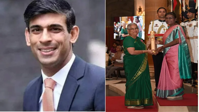 Padma awards 2023: सास सुधा मूर्ति की इस कामयाबी पर खुश हुए ब्रिटिश PM सुनक, सोशल मीडिया पर जताई खुशी 
