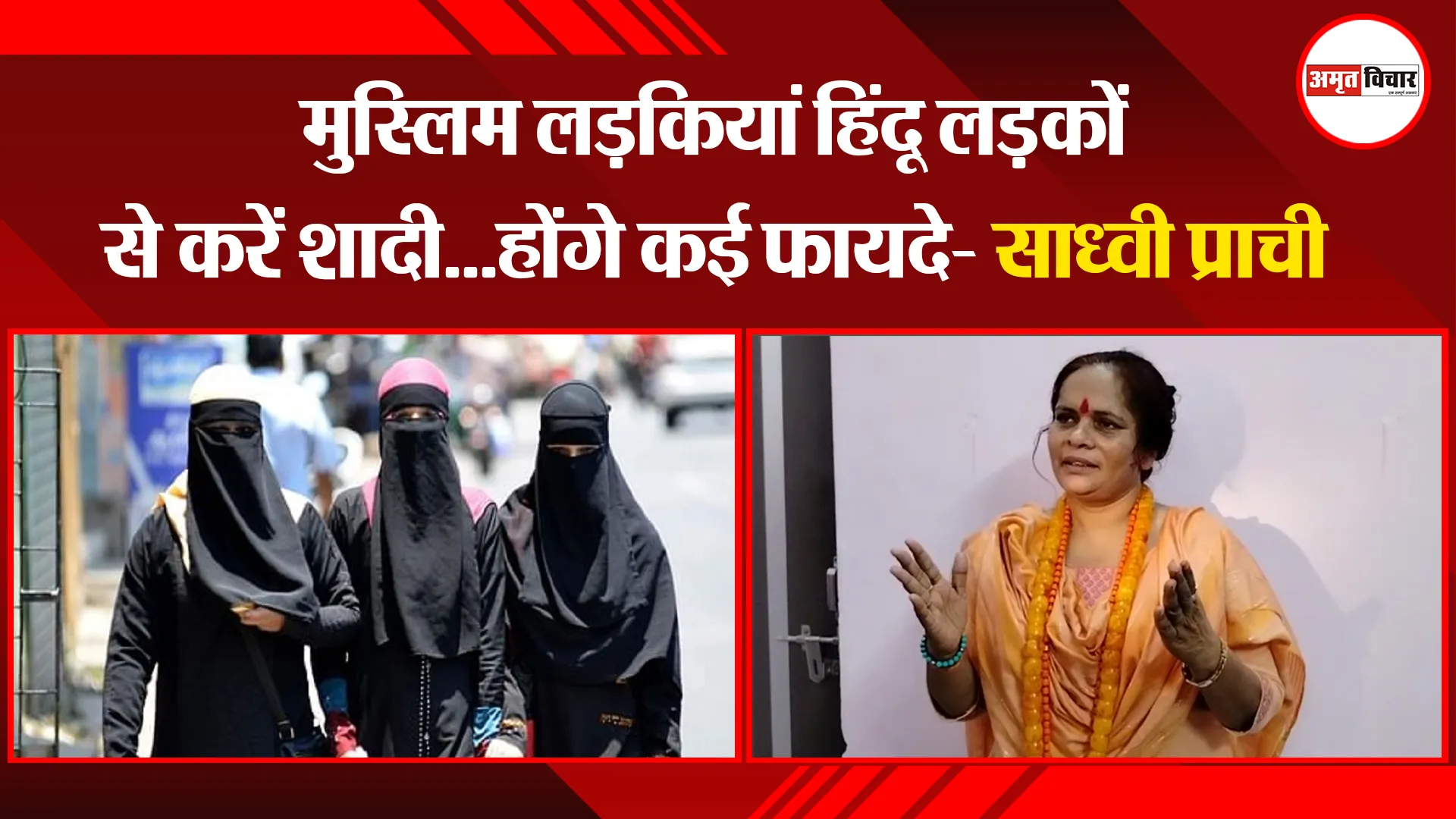 बरेली: मुस्लिम लड़कियां हिंदू लड़कों से करें शादी...होंगे कई फायदे- साध्वी प्राची