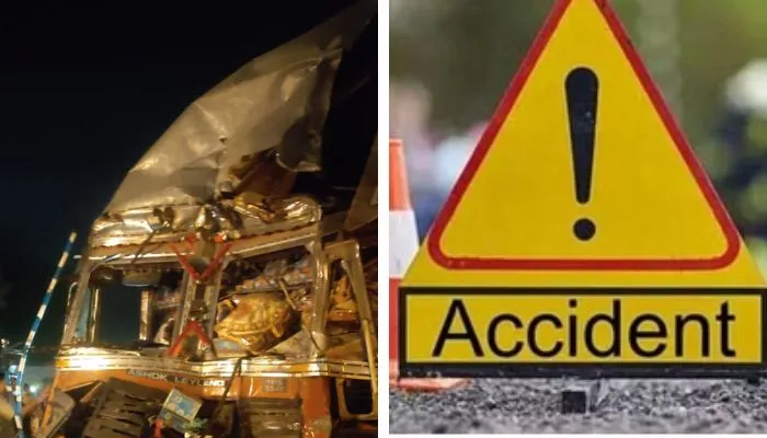 Accident In UP : Fatehpur में भीषण सड़क हादसा, ट्रकों की भिड़ंत में दो मजदूर की मौत, एक घायल