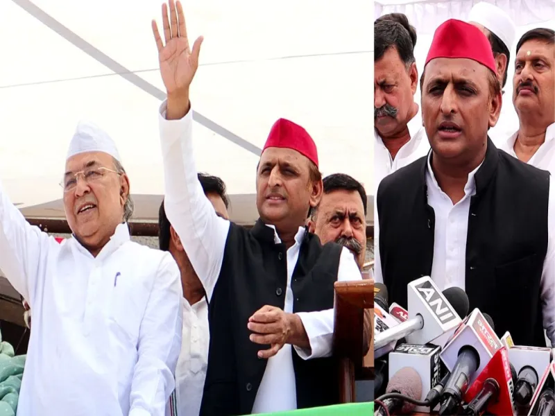 लखनऊ: सपा मुखिया अखिलेश यादव पहुंचे ईदगाह, ईद की मुबारकबाद के साथ लोगों को दिया भाईचारे का संदेश