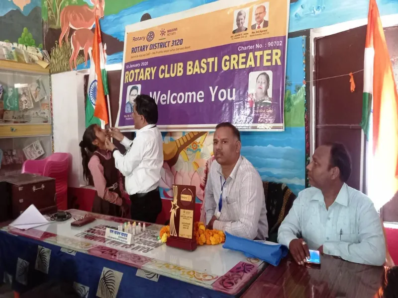 बस्ती: मुसहा विद्यालय के बच्चों का हुआ स्वास्थ्य परीक्षण