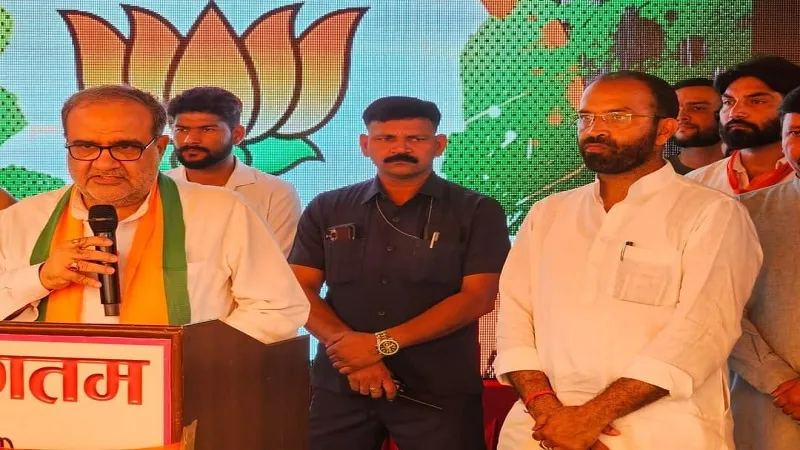 मुरादाबाद : चौधरी भूपेंद्र सिंह ने विपक्ष पर साधा निशाना, कहा- प्रदेश में गुंडे-माफिया के लिए माहौल खराब