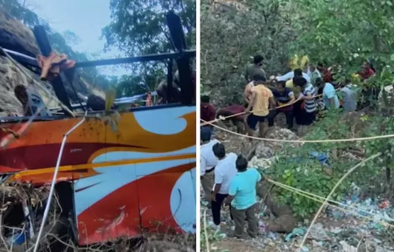 महाराष्ट्र में भीषण हादसा: बस के खाई में गिरने से 12 लोगों की मौत, 27 यात्री घायल