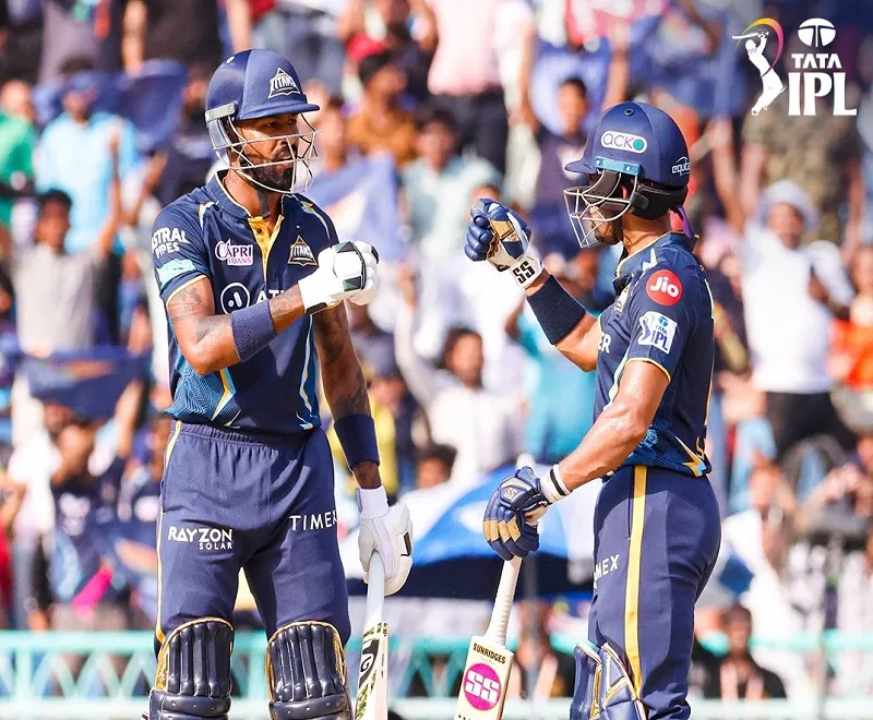 IPL 202 : कप्तान हार्दिक पांड्या का अर्धशतक, पर लखनऊ ने गुजरात टाइटंस को 135 रनों पर रोका