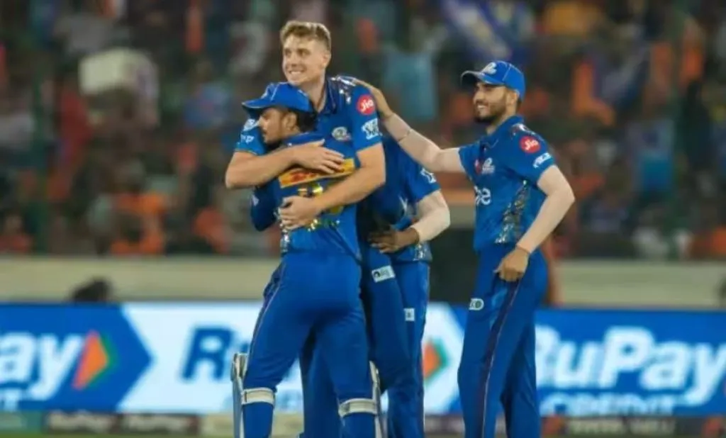 IPL 2023: ग्रीन, गेंदबाजों के दम पर मुंबई ने सनराइजर्स हैदराबाद को 14 रन से दी मौत, जीत की लगाई हैट्रिक 