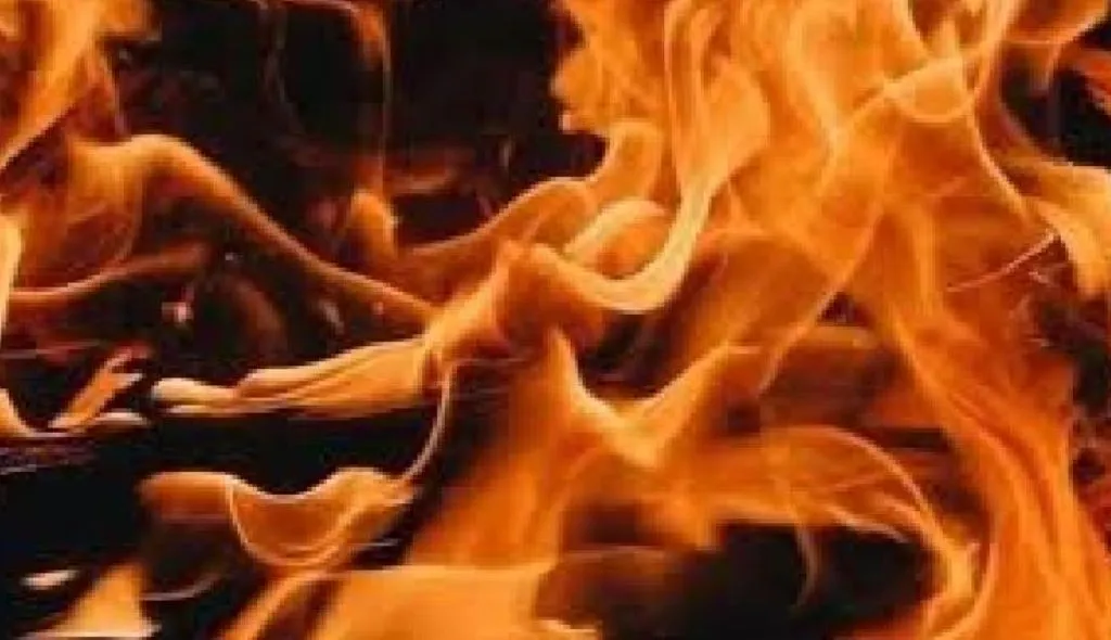 फलों के बाजार में लगी आग, छह दुकानें जलकर खाक 